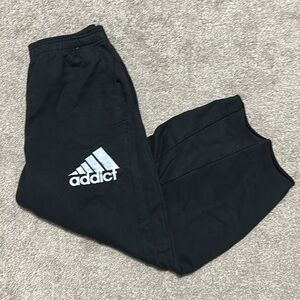 Y2K Streetwear Baggy Black Sweatpants